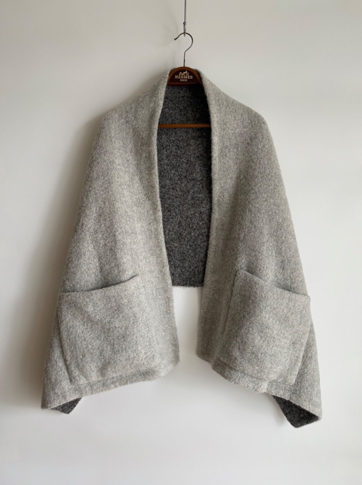FW2000 Hermès by Margiela pocket muffler エルメス マルジェラ期 2000年 アルパカ マフラー ポケット シャール archive アーカイブ