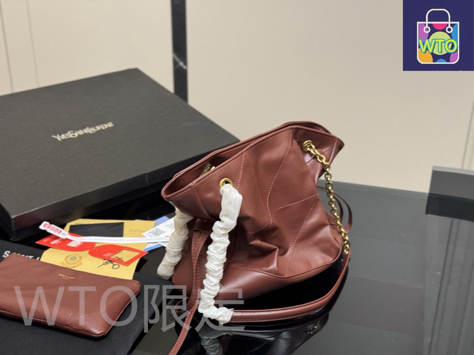 サンローラン、発送用、専用出品 今日特価】YSL サンローラン バッグ（29×27cm）-WTO輸入1 - メルカリ