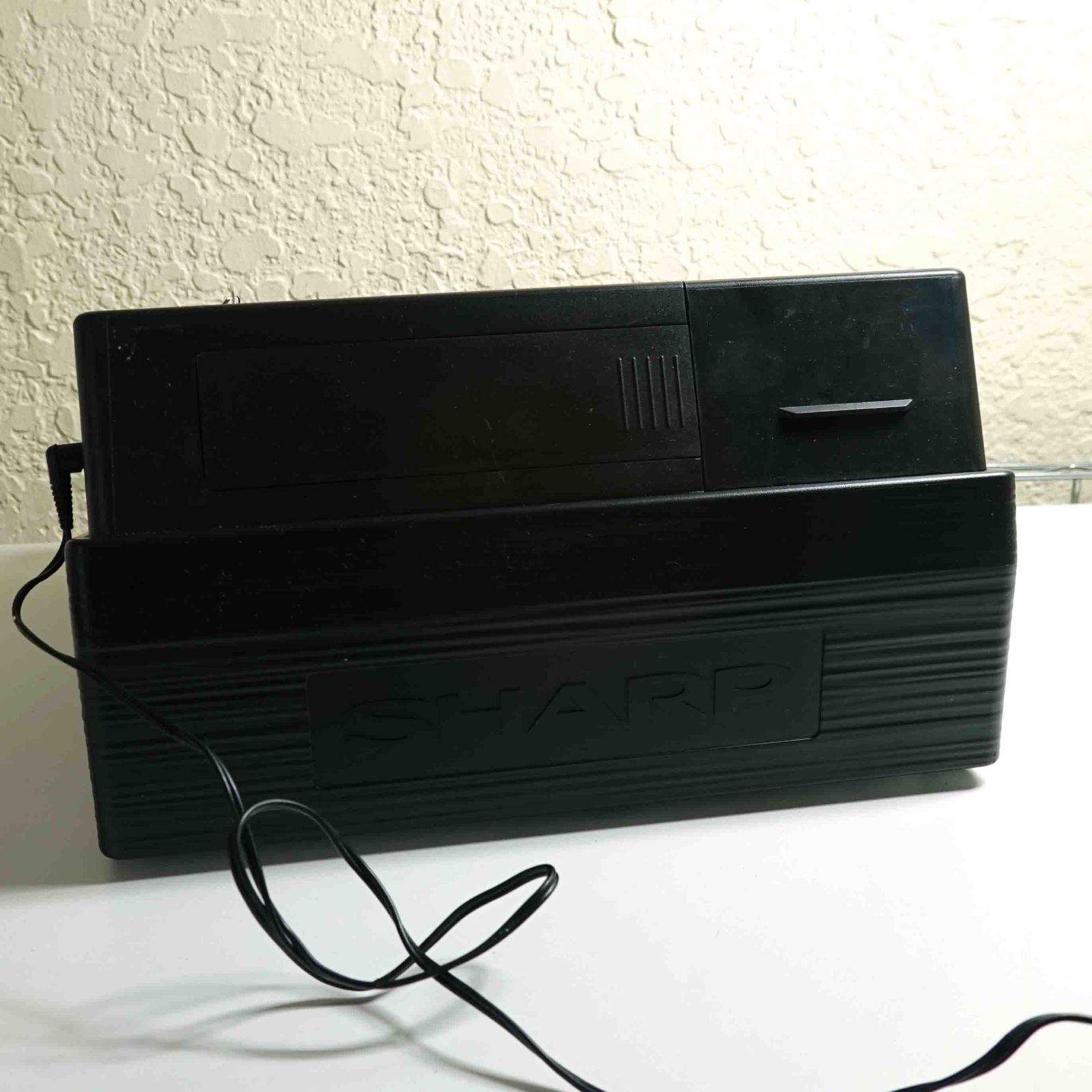 中古品 動作確認済】シャープレジスター 黒 XE-A147-B PC連携売上管理