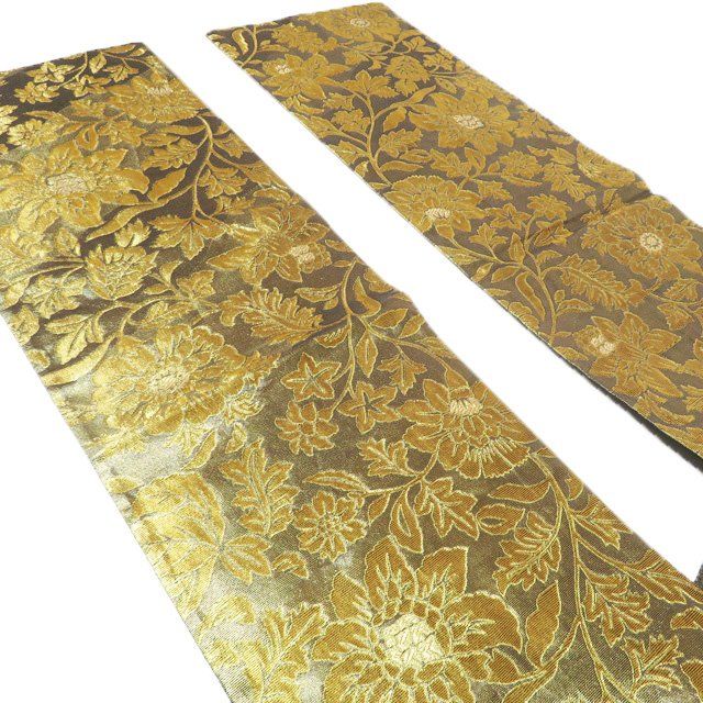 袋帯 中古 リサイクル 正絹 フォーマル 全通 明綴れ A1080-18