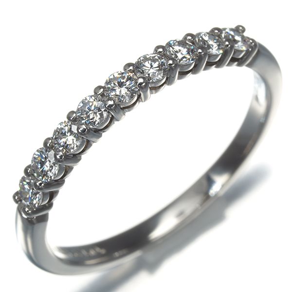 ティファニー リング ダイヤ ダイヤモンド フォーエバーバンド エンブレイス 2.2mm ハーフ 12号 Pt950 177371