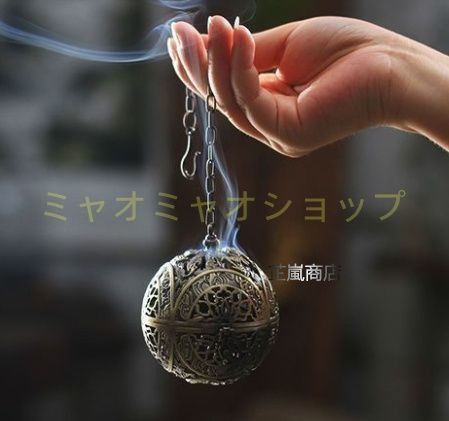 円形吊香炉 透かし彫刻 銅吊り具時代 透丸形吊灯籠 釣鉄燈籠