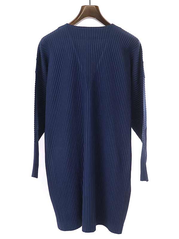 オムプリッセ　イッセイミヤケ　プリーツ　カーディガン　メンズ　長袖　3 HOMME PLISSE ISSEY MIYAKE（オムプリッセイッセイミヤケ）中古