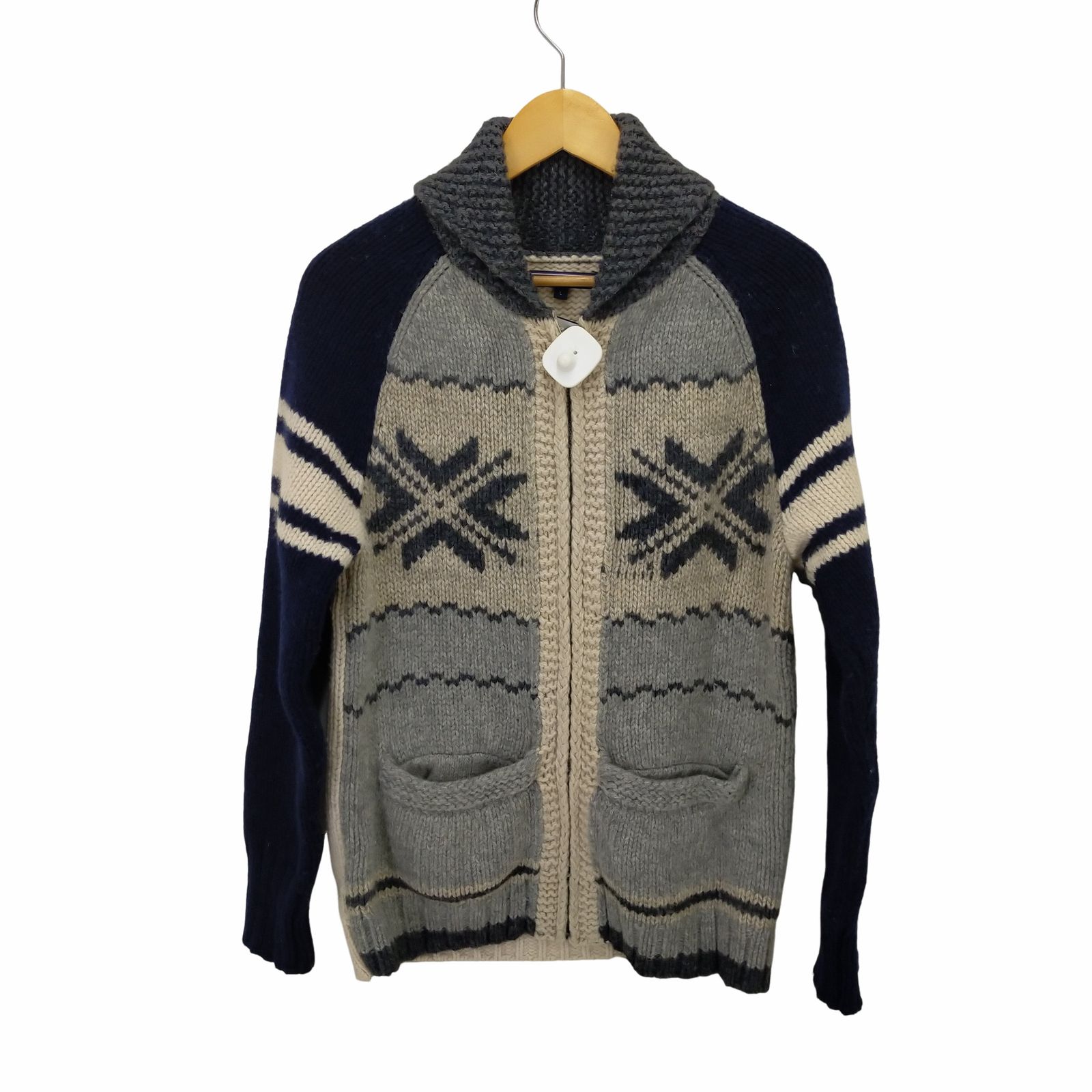 トミーヒルフィガー TOMMY HILFIGER Cowichan Knit Sweater カウチンニットセーター メンズ L - メルカリ