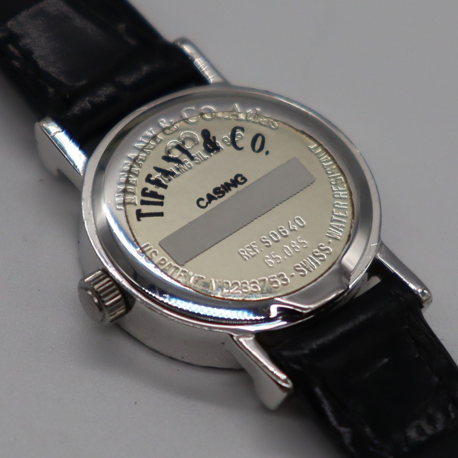 ティファニー TIFFANY＆Co. アトラスミニ S0640 クォーツ 銀無垢 SV925