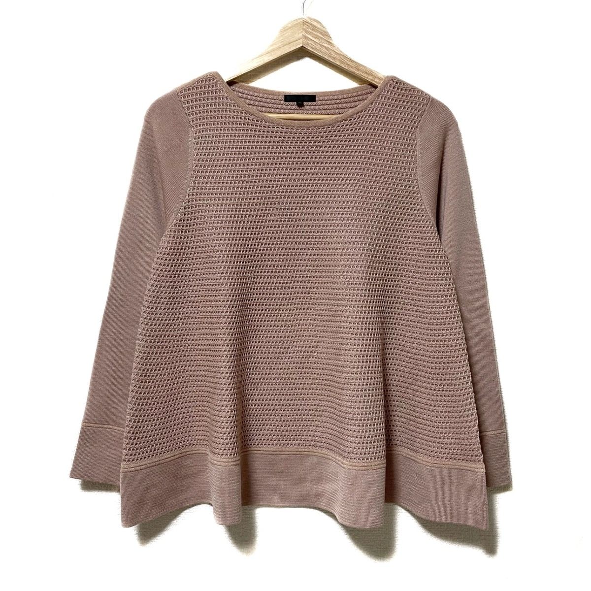 TO BE CHIC トゥービーシック 長袖セーター サイズ40 M レディース - ピンクベージュ クルーネック