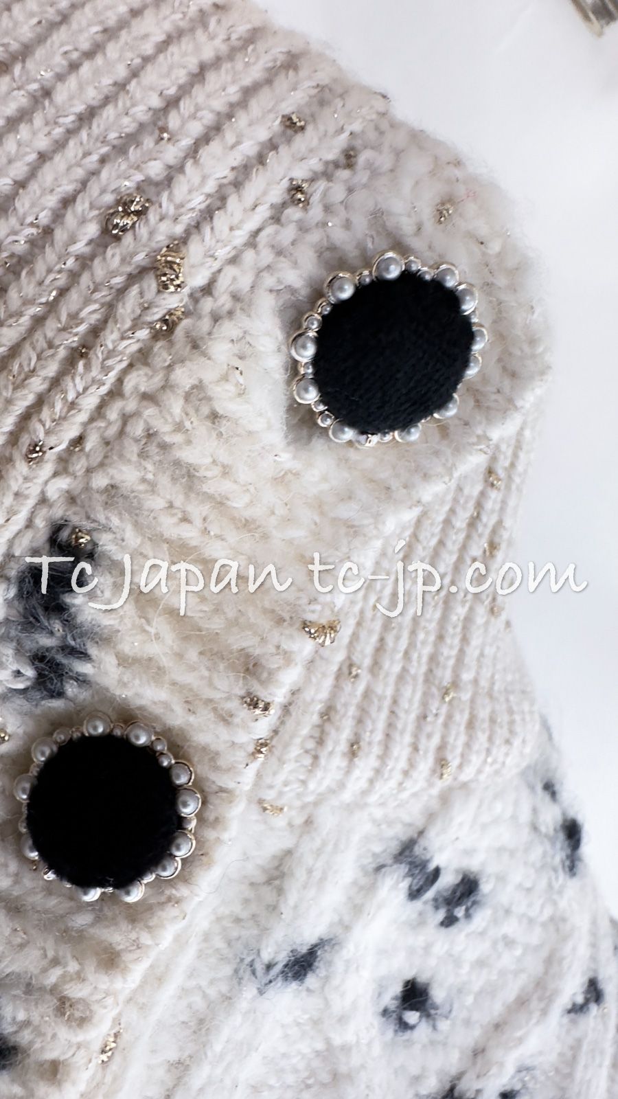 シャネル ベスト セーター CHANEL 21PF 2021 アイボリー カシミア ウール アルパカ ニット トップス 可愛すぎる美人見え 超美品 38 シャネル ベスト セーター CHANEL 21PF 2021 アイボリー