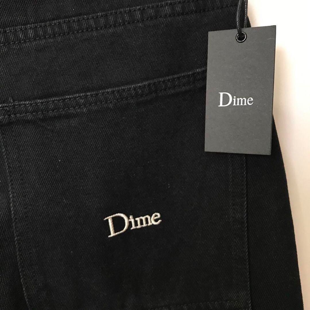 新品 Dime ダイム ブラックバギージーンズ デニム パンツ - メルカリ