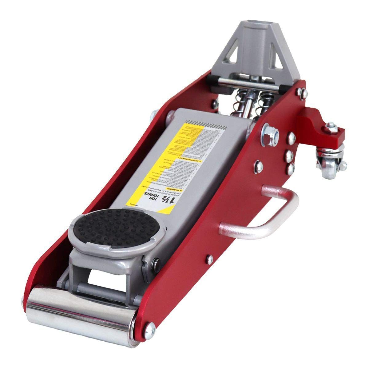 ガレージジャッキ 1.5t 最低位85mm 最高位375mm アルミ スチール ローダウン フロアジャッキ ハイブ