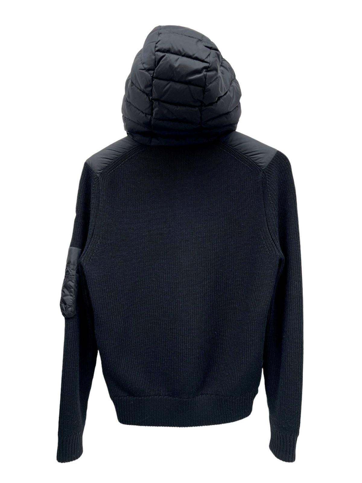 MONCLER (モンクレール) ダウンジャケット ニット×ナイロン切り替え
