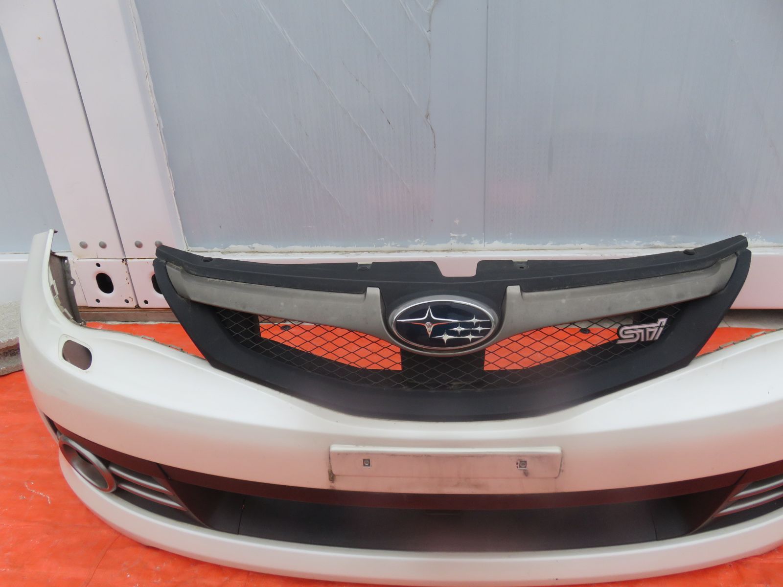 純正フロントバンパー2点セット インプレッサWRXSTi GRF前期