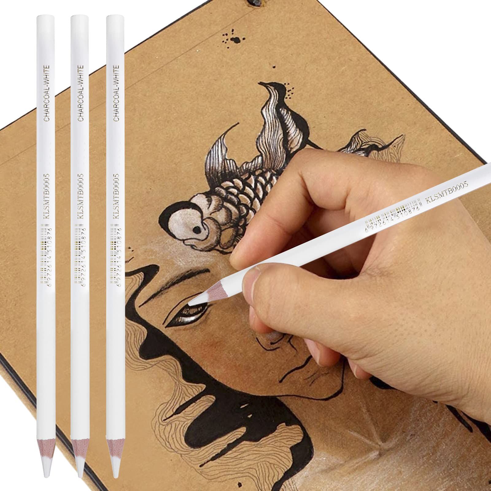 Amazon.co.jp: KALOUR PDAS 24色チャコール鉛筆お絵かきセット