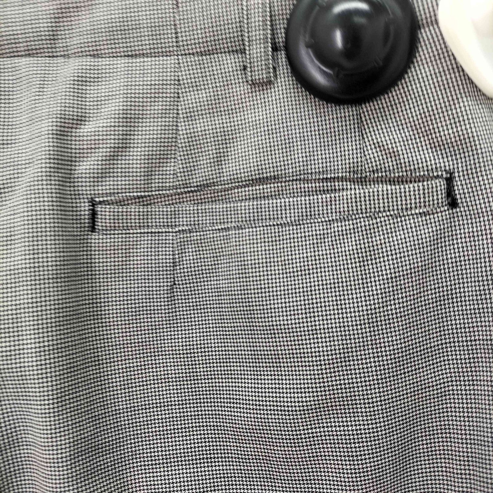 コムデギャルソン COMME des GARCONS 17SS 千鳥格子柄 ウールワイド