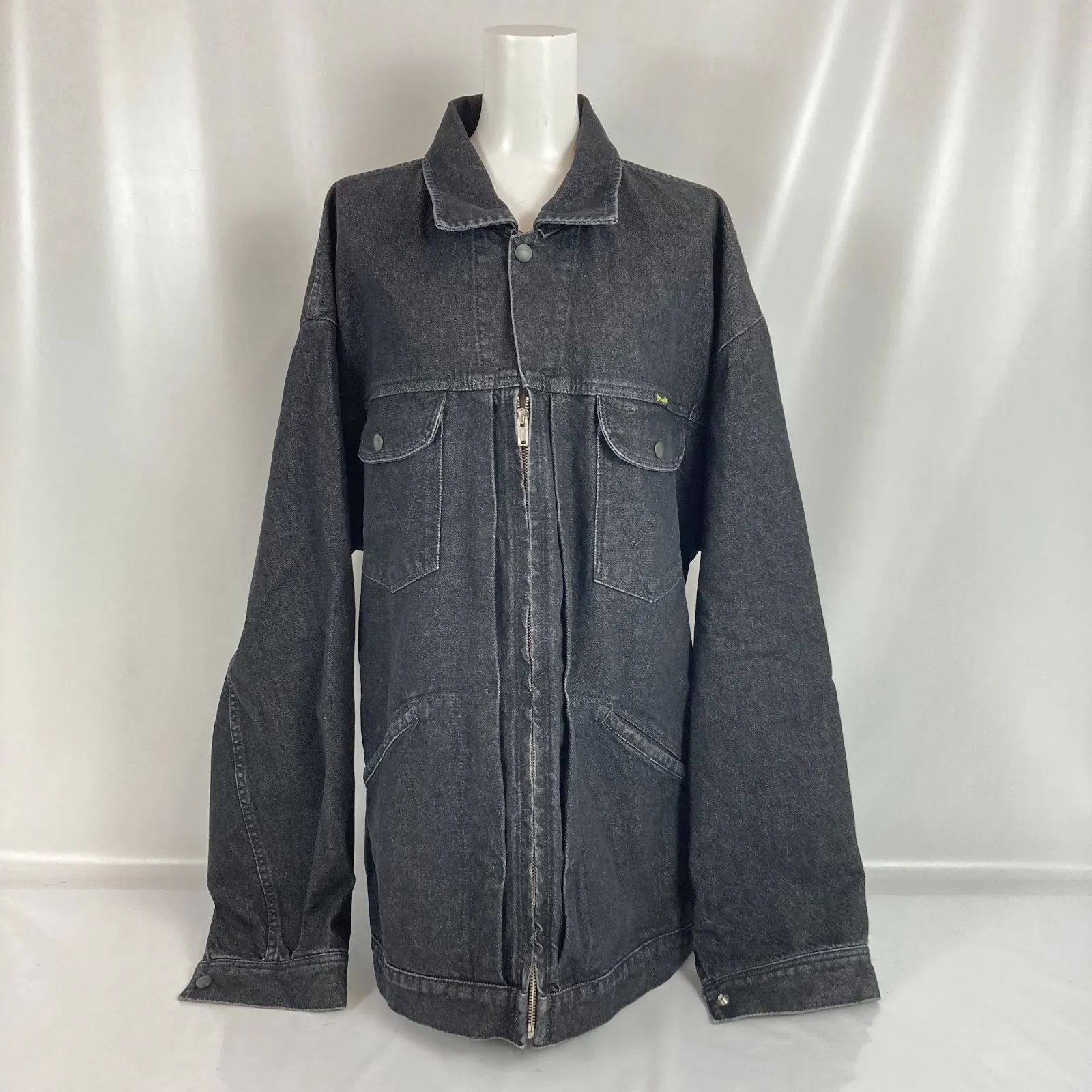 WACKO MARIA ワコマリア WRANGLER 24MJZ TRUCKER JACKET 21SS BLACK XXLサイズ BLACK 中古  F1735 00006ma◇128 - メルカリ