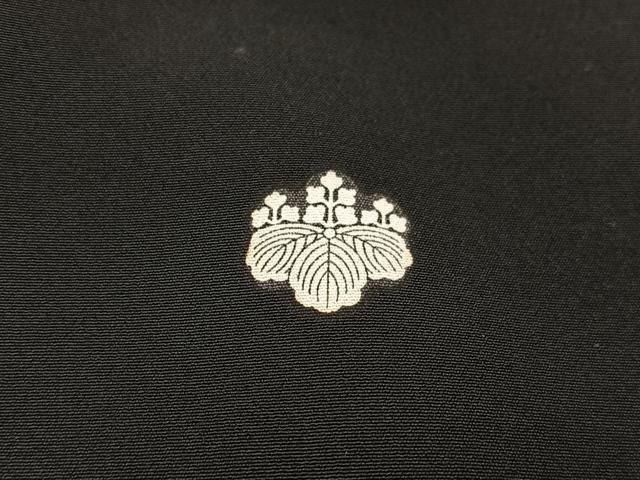 平和屋着物□豪華黒留袖 総刺繍 孔雀花文 金銀糸 正絹 逸品