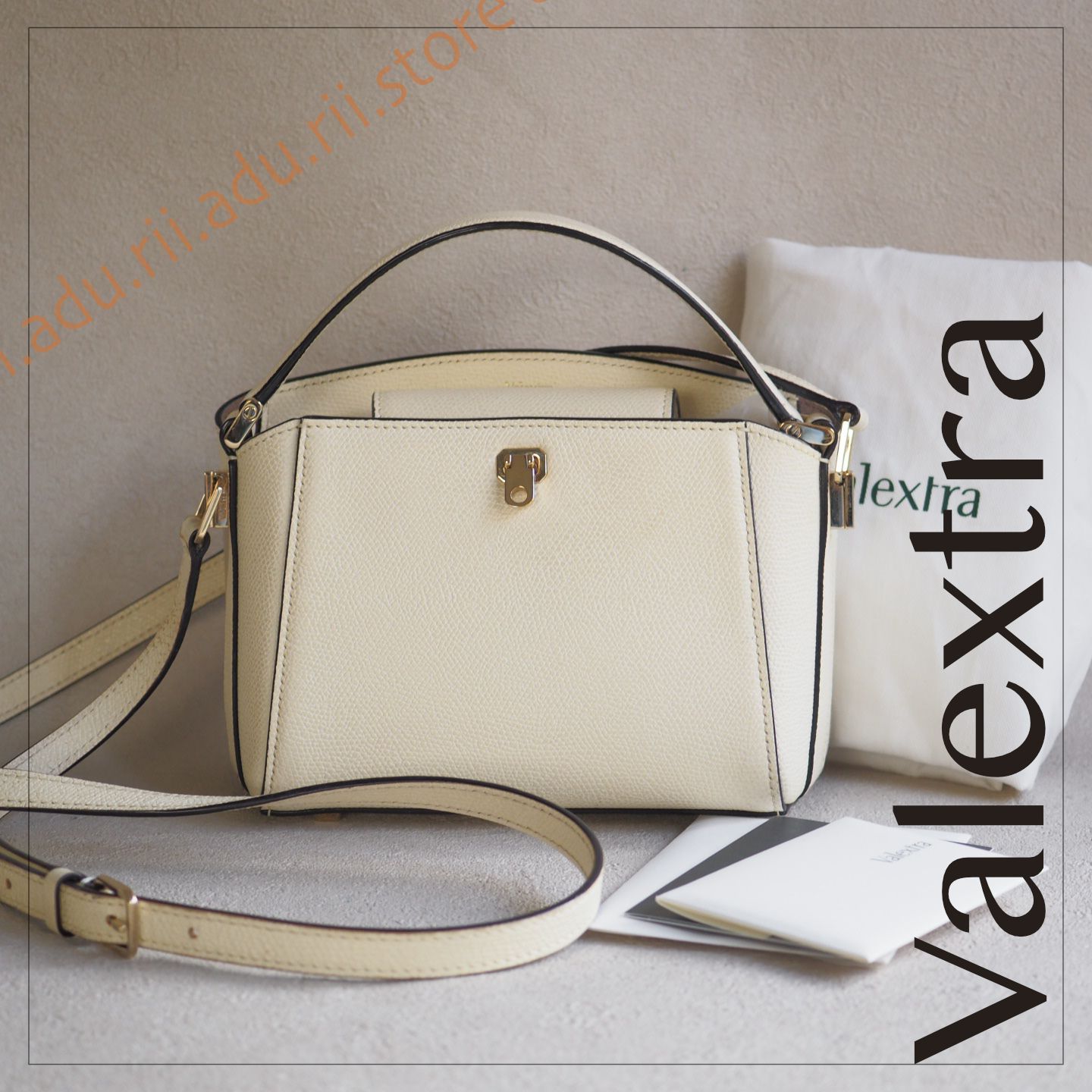 美品☆定価約29万円☆ ヴァレクストラ Valextra マイクロブレラ 2way 
