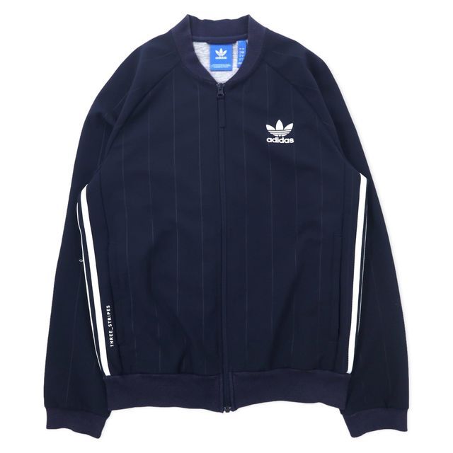 adidas originals ATP型 スーパースター トラックジャケット ジャージ O ネイビー ポリエステル トレフォイルロゴ 3ストライプス  TKO Denim Super Star Track JKT BK2227 - メルカリ