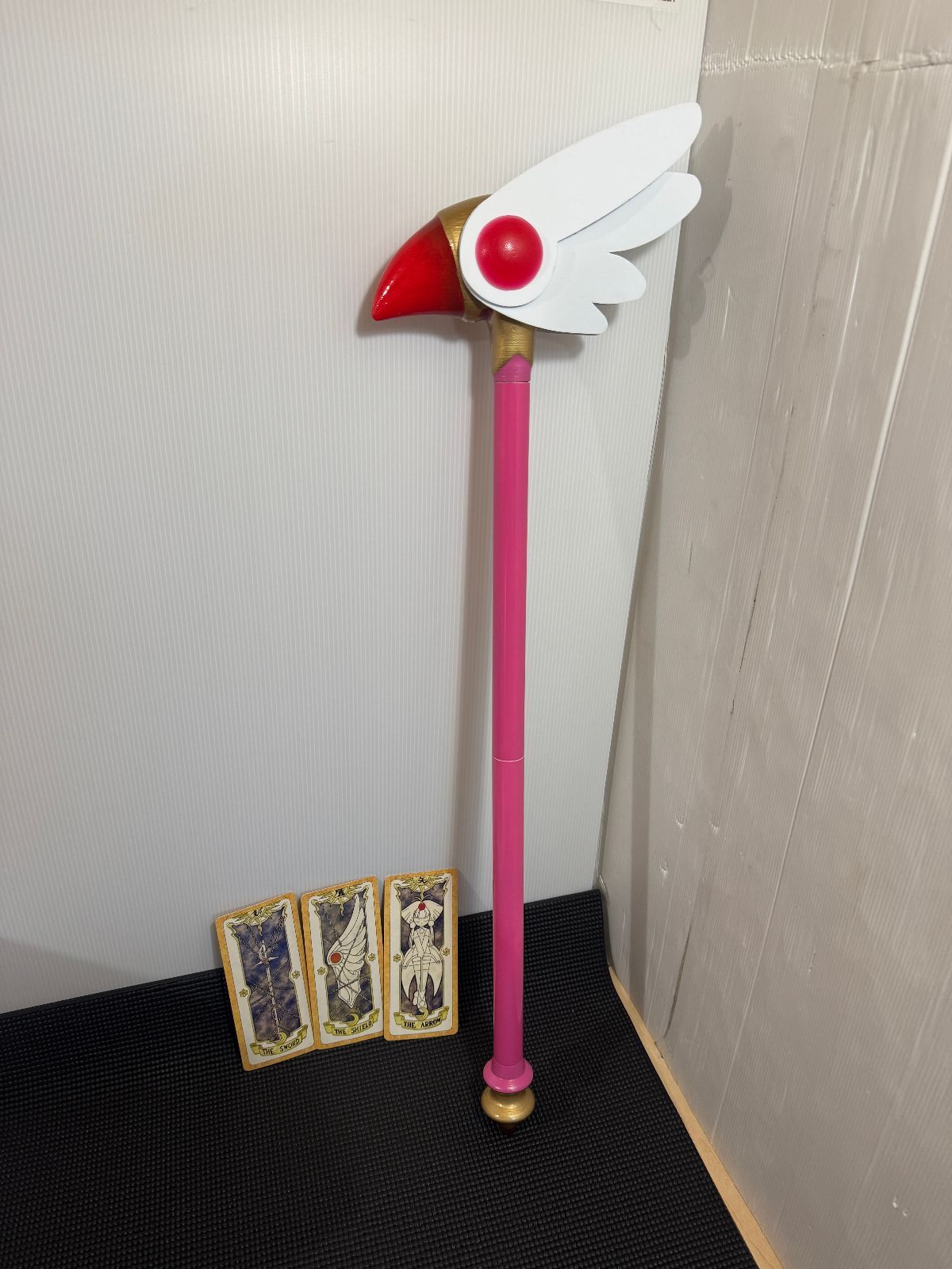 カードキャプターさくら CCさくら コスプレ ステッキ 組立 75cm 1度のみ使用 現状品 0626