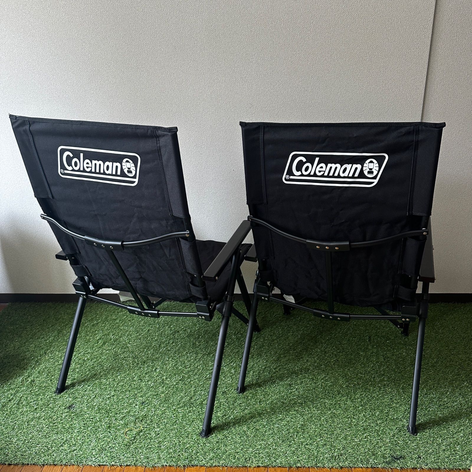 Coleman コールマン LAY CHAIR レイチェア 【 ブラック 】 2脚セット 