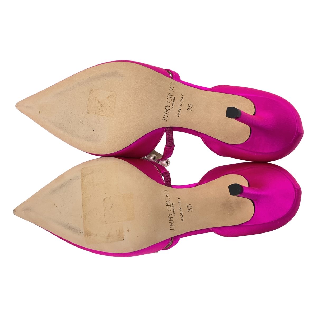 新品】 JIMMY CHOO / ジミーチュウ | AURELIE 85 SATIN W/PEARLS 