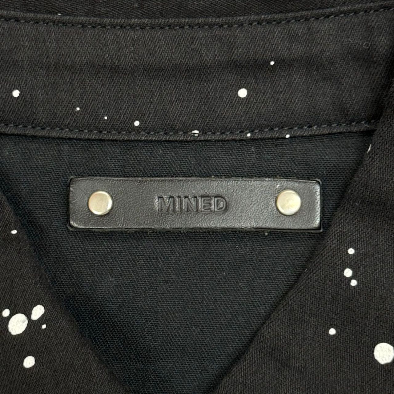 MINEDENIM Paint Denim Western Shirt ペイントデニムウエスタンシャツ 