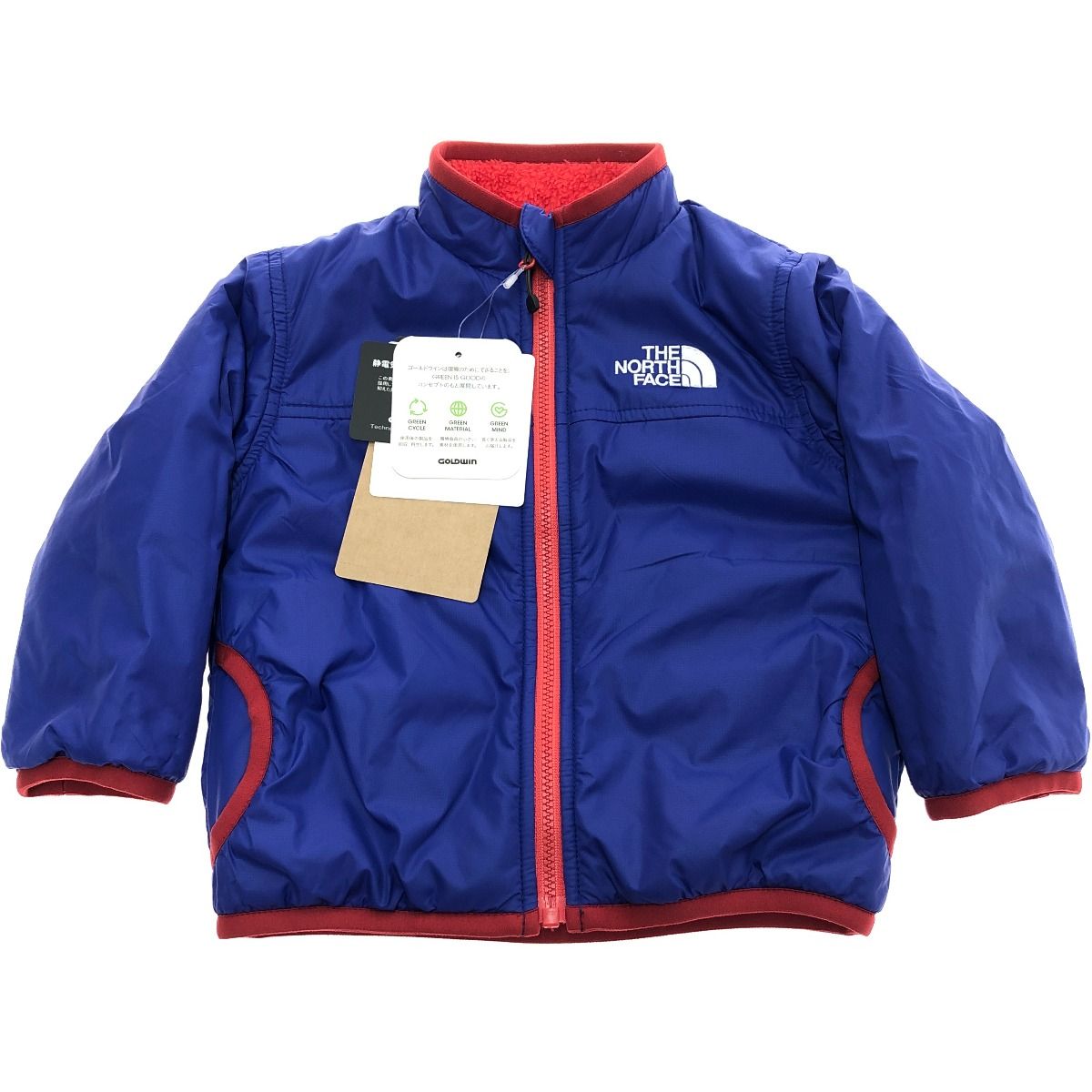 □□THE NORTH FACE ザノースフェイス ベビーリバーシブルコージー 