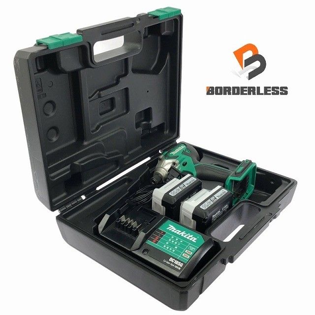 比較的 makita マキタ 14.4V 充電式インパクトドライバ MTD001DSX バッテリー2個 14.4V 1.5Ah 充電器 ケース付