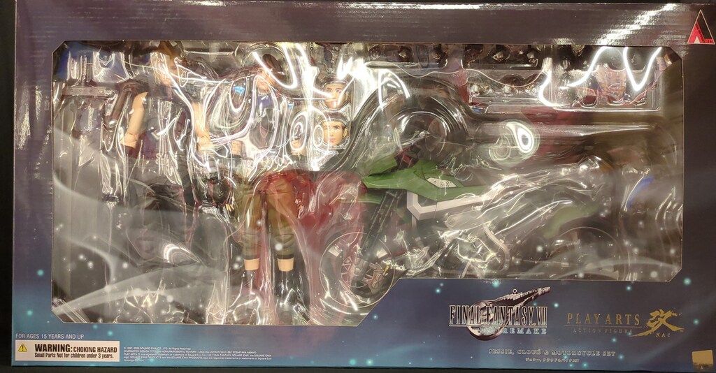 スクウェア エニックス プレイアーツ改 ジェシー クラウド-バイクSET