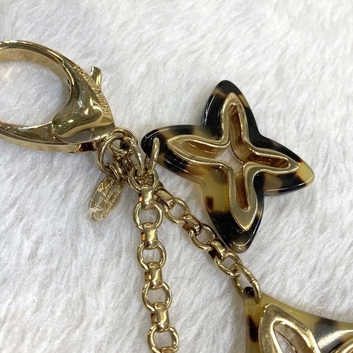 LOUIS VUITTON LVサークル キーリング キーホルダー ゴールド ルイ