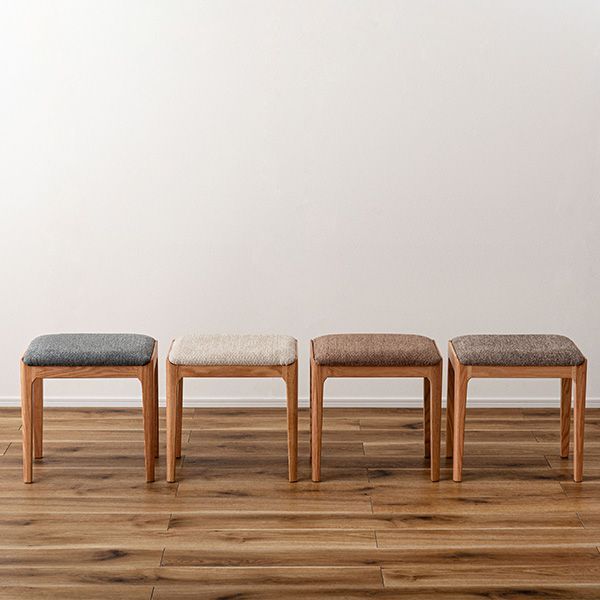 スツール 椅子 イス いす おしゃれ 天然木 レッドオーク シンプル 軽量 四角形 長方形 チェア ナチュラル CL-804