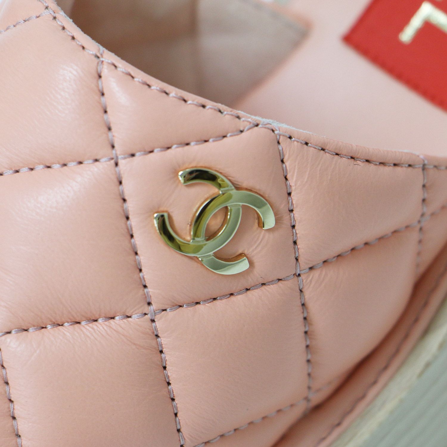 美品 CHANEL シャネル サンダル ミュール シューズ 靴 ピンク36(23.0cm