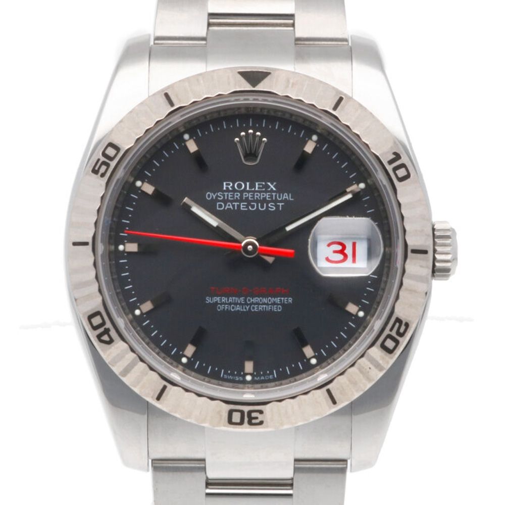 ロレックス デイトジャスト 腕時計 時計 ステンレススチール 116264 自動巻き メンズ 1年保証  ROLEX  中古 ロレックス