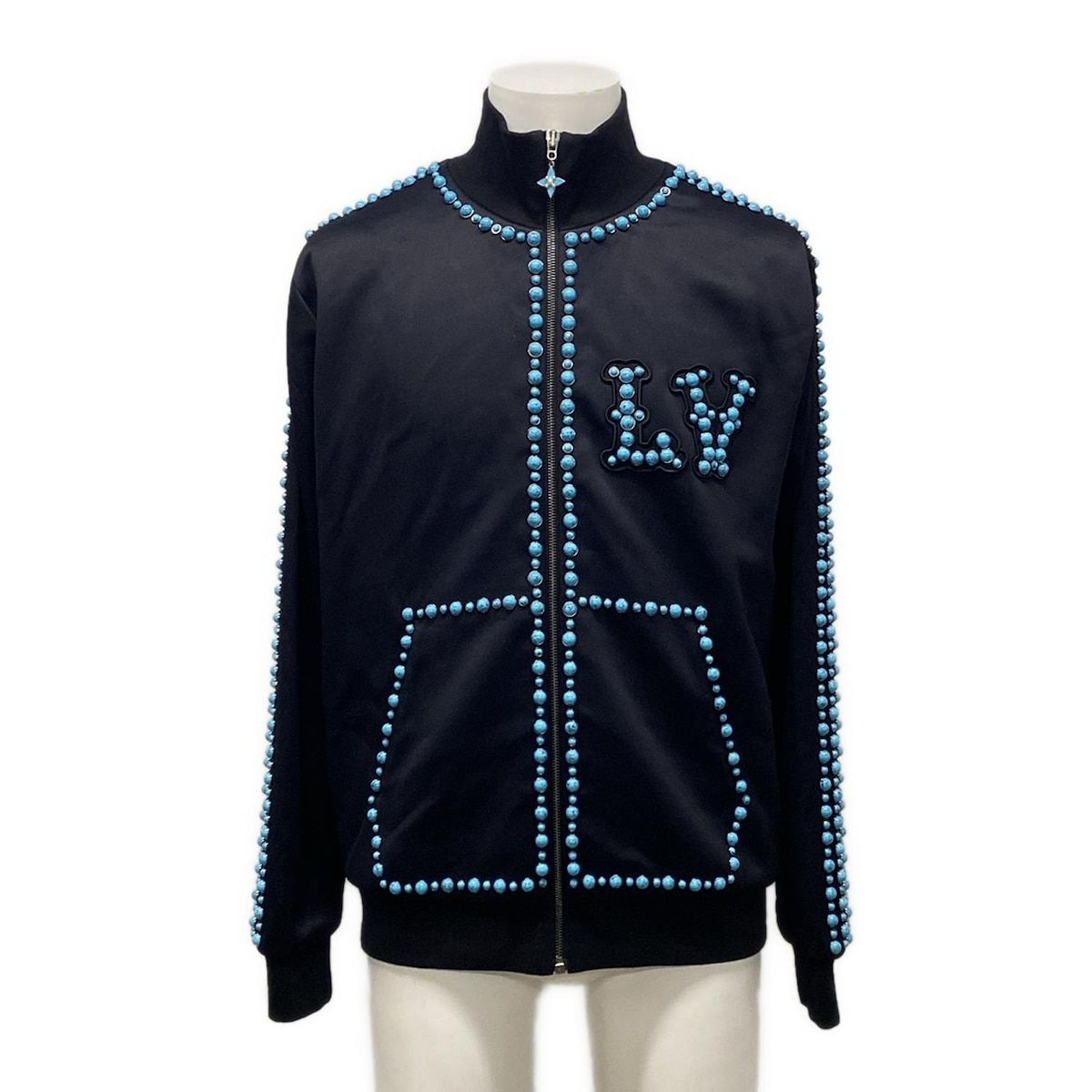 送料込*ルイヴィトン*LVエンベリッシュド混紡ジャージーTシャツ LOUIS VUITTON(ルイヴィトン) ジャージ サイズL メンズ エンベ