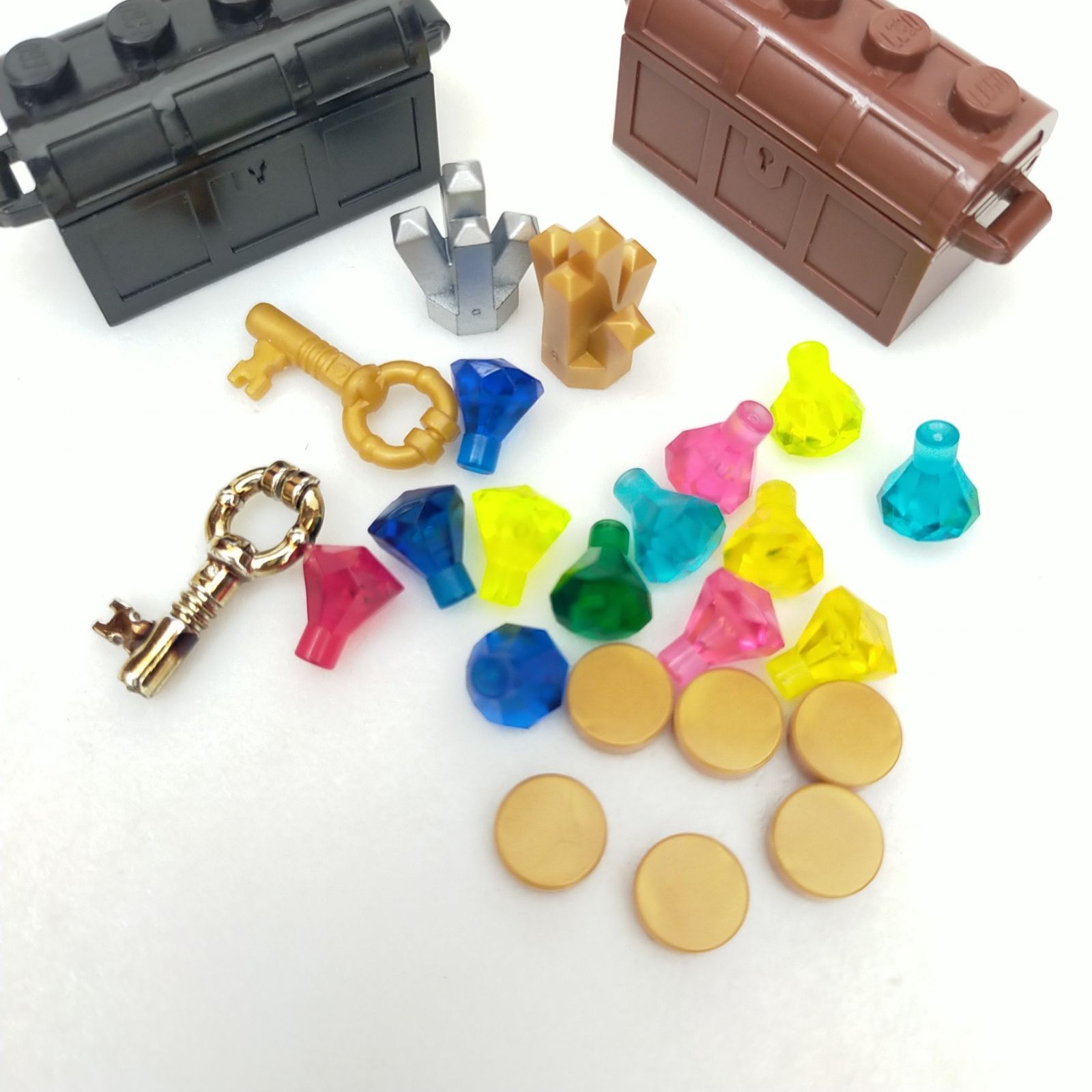 3015 レゴ 宝石箱＆金銀財宝セット 鉱石 ダイヤモンド コイン
