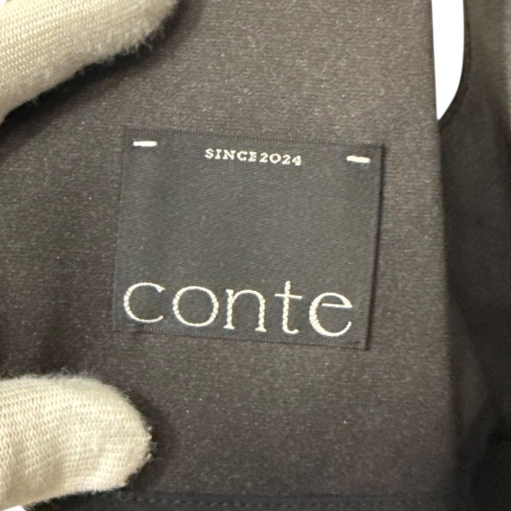 美品 conte コンテ ユナイテッドアローズ サテン ノースリーブ  