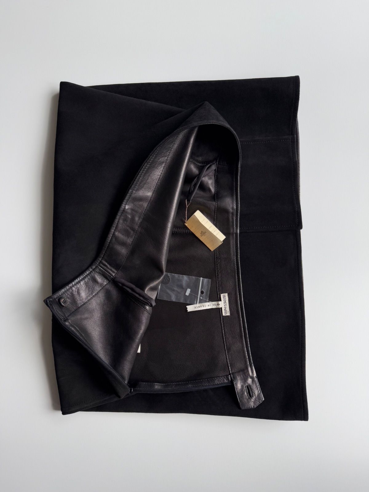 FW2003 Hermès by Margiela leather skirt デッドストック タグ