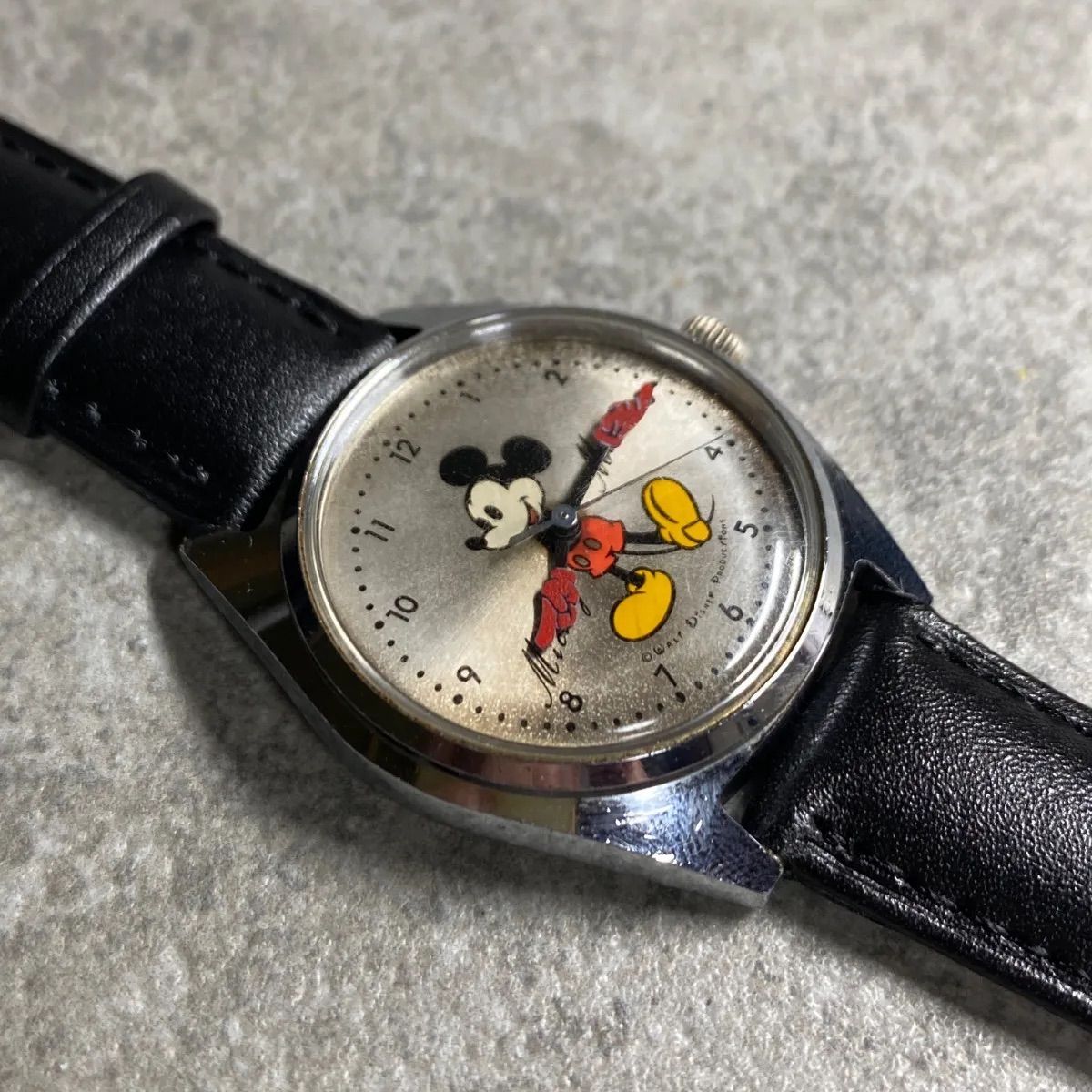 SEIKO ヴィンテージ ミッキーマウス 手巻き メンズ腕時計 5000 SEIKO ヴィンテージ ミッキーマウス 手巻き メンズ腕時計 5000