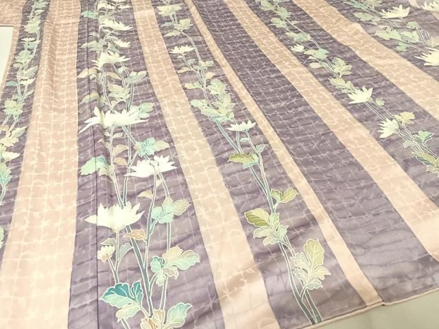 平和屋着物○上質な小紋 枝花間道 鈴乃屋扱い 正絹 逸品 AAAW4019np