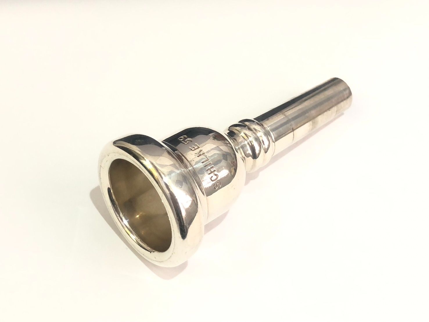 Laskey 59MD トロンボーンマウスピース Laskey 59MD SP 太管 マウスピース トロンボーン ユーフォニアム 銀