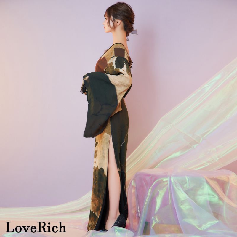 LoveRich ラブリッチ 【高級ライン】【2点セット】シフォン スリット