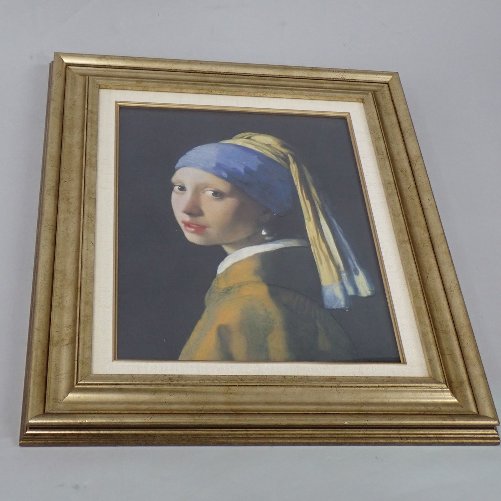 DIK90 ヨハネス・フェルメール 複製名画 「真珠の耳飾りの少女」 額装 真珠の耳飾りの少女 【20号】 ヨハネス・フェルメール 【 額縁が