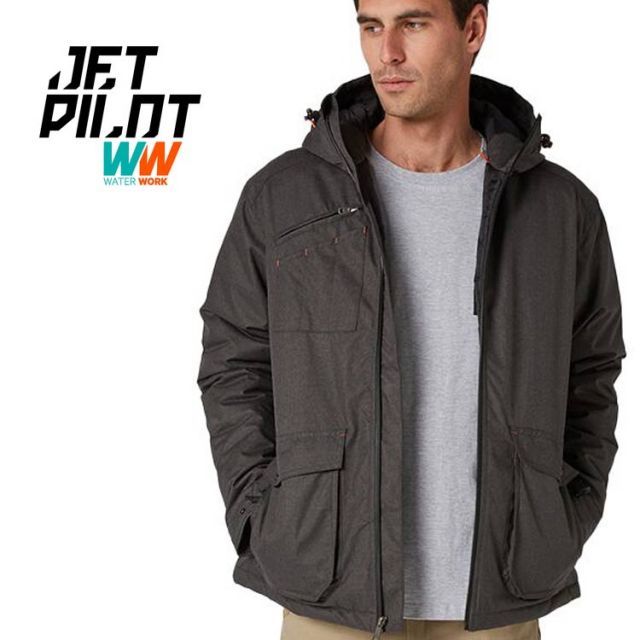 【JETPILOT/ジェットパイロット】JPW57 ON SITE 2 MENS JACKET Charcoal ジャケット メンズ アウター ジャケット 耐水 ワークジャケット