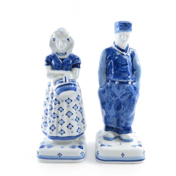 ヴィンテージロイヤルデルフト　 大型フィギュリン　ファーマーと妻 DELFT ロイヤルデルフト ファーマーと妻 ROYAL デルフト オランダ製