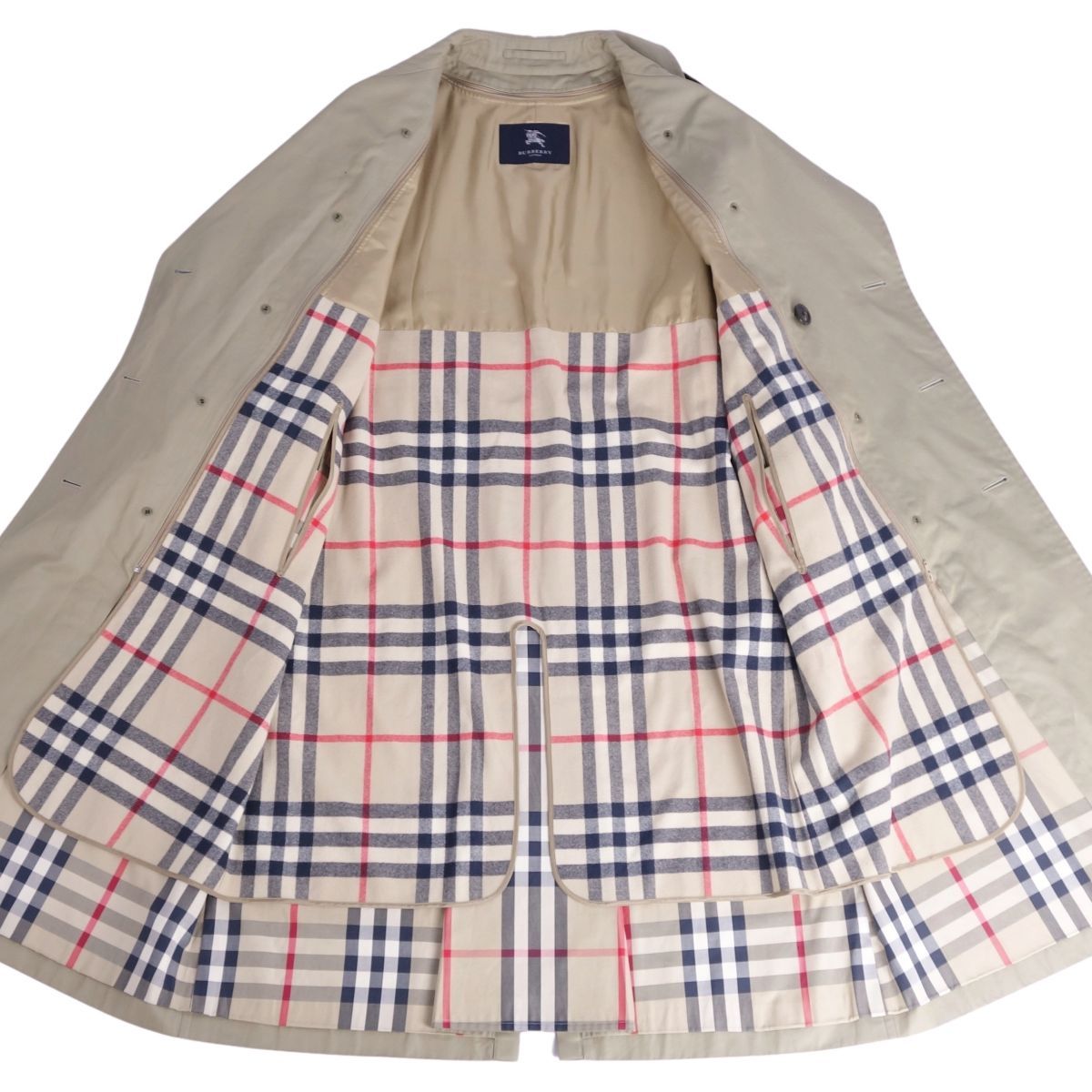 美品 バーバリー ロンドン BURBERRY LONDON トレンチコート ライ