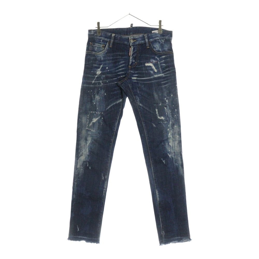 DSquared2 ダメージ加工デニム　Slim jeans DSQUARED2 ディースクエアード Slim Jean スリムジーンズ USED