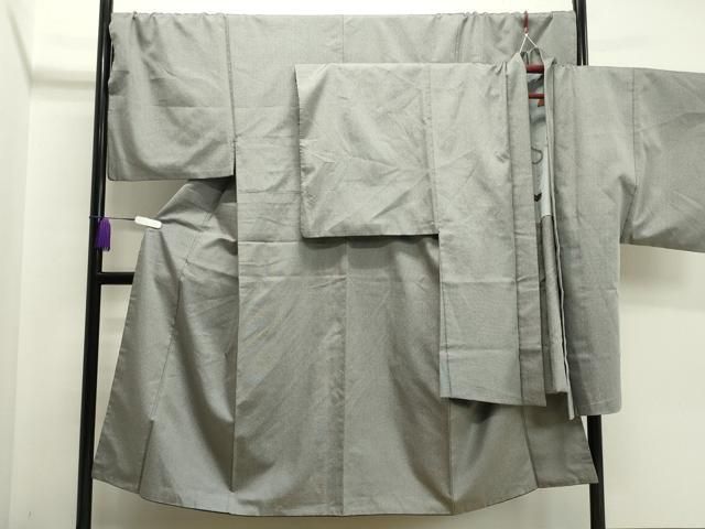 平和屋着物●男性 紬 アンサンブル 100亀甲 キングサイズ 正絹 CAAY8218gh