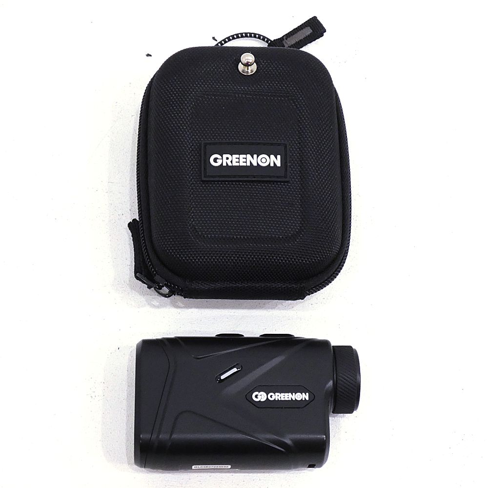 小牧店 GREENON LASER CADDIE GL04 グリーンオン レーザーキャディー GL04 ブラック レーザー距離計 I427-3455