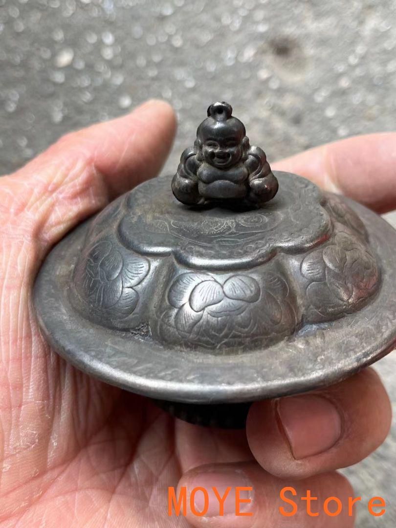 銅器 富貴開花仏像碗 装飾品 工芸品美術品 置物 - メルカリ