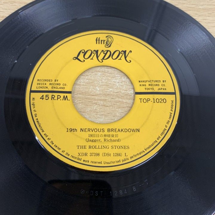 ○01)【同梱不可】The Rolling Stones/19th Nervous Breakdown