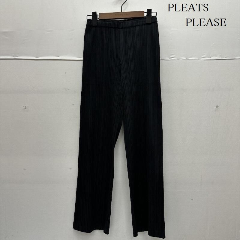 PLEATS PLEASE プリーツプリーズ パンツ スラックス ISSEY MIYAKE プリーツ ストレート パンツ PP01-JF823